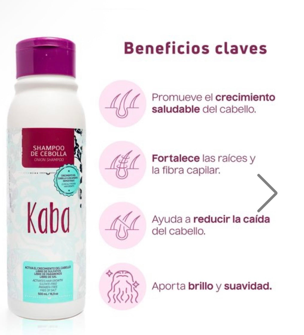 Shampoo cebolla kaba