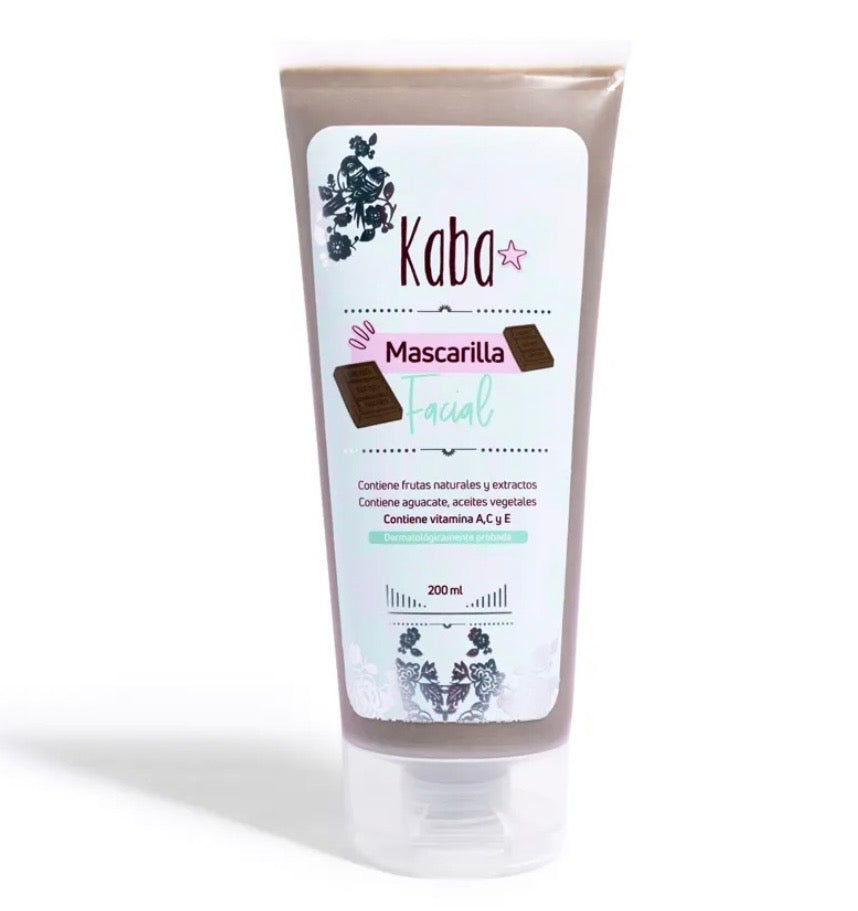 Mascarilla facial chocolate kaba